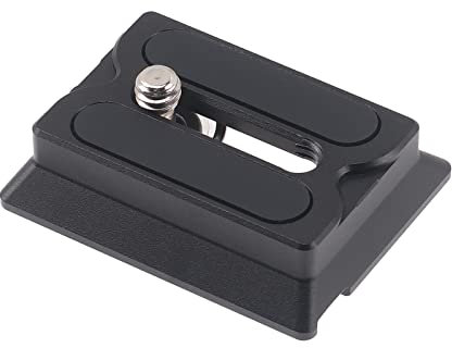 FocusFoto Upper Quick Release Baseplate QR Plate for DJI Ronin RS2 RSC2 RS3 Pro Gimbal Stabilizer Arca-Swiss Standard Camera Tripod Ballhead (Standard Version)