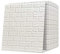 Trintion 30 Stück 3D Wandpaneele 70x77cm Selbstklebend Ziegel Tapete Steinoptik Wandaufkleber Wasserdicht Wandtapete für Küche Schlafzimmer Badezimmer Wohnzimmer(Weiß)