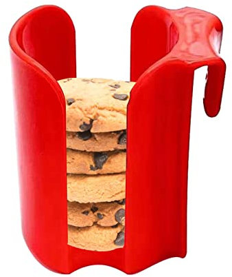 Rianpesn Appendiabiti per Biscotti per Bicchiere | Stoccaggio Contenitore sospeso Decorativo,Biscottiera per Frutta secca, Noci, Piccoli Snack, bustina di tè, Ornamento da tavola Forniture da Cucina