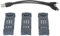 3 Stück 3,7 V 600 MAh UAV-Lithium-Akku für E58 E68 JY109 998PRO, Quadrocopter-Akku mit Hoher Kapazität und Ladekabel