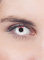 Kontaktlinsen Jahreslinsen Blutendes Auge weiß - Motivlinse mit Sehstärke (1 Stück) - Dioptrien: -2,5 - ideal für Halloween, Karneval & Motto-Party