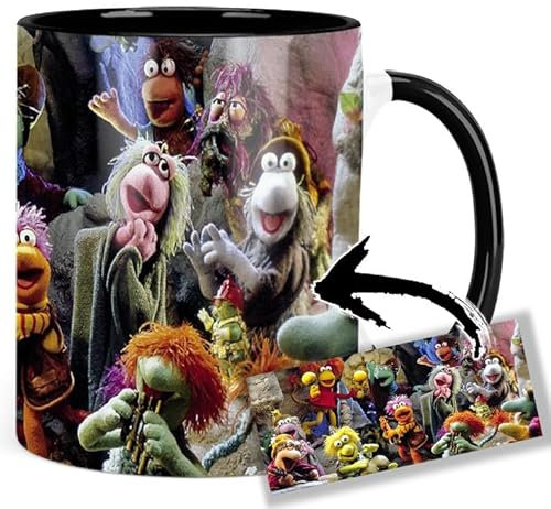 Fraggle Rock Jim Henson A Tasse Innen & Henkel Schwarz Keramikbecher Mug