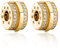 Amuefer 2Pcs Clip Lignes Pavées Scintillantes Charms pour Bracelets et Colliers Argent Sterling Charme Noël Bijoux Cadeaux pour Femme Fille Petite-fille