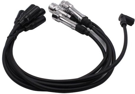 SHLPDFM 5x Zündkabel Zündungskabel Zündspule Zündleitungen Zündkabelsatz für VW Golf 1 Cabrio Golf 2 3 Caddy AUDI 80 B2 B3 Coupe 85 891H0998031
