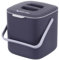 Composteur Cuisine - 3L Poubelle tri sélectif, Poubelle Compost hermétique, composteur pour déchets Alimentaires, Sceau Petite Poubelle déchets organiques, Lave-Vaisselle Couleur Bleu foncé