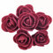 Wisafory Künstliche Rosenköpfe Mini Schaumrosen Künstliche Schaumstoff Rosen Köpfe Foamrosen Dekoblumen Rosenstrauß für Hochzeit Brautstrauß Party Home Deko DIY Valentine's Day Dunkelrot 500PCS