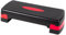 Amagogo Aerobic-Stepper, Trainings-Stepper-Plattform für Kinder und Erwachsene, Leichter Workout-Stepper mit Einstellbarer Höhe, Schwarz Und Rot, 68cm
