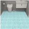 Peel and Stick Vinyl Flooring Roll 1m x 60cm Non Slip Floor Covering for Bathroom Kitchen Living Room Easy Installation Gravel Light Blue Green Color