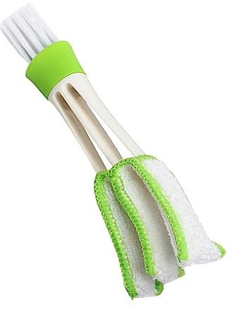 JECOMPRIS Klimaanlagenbürste Und -Reiniger Doppelseitiger Mini-staubwedel Für Auto-luftauslässe Blindstaubwedel Nylonmaterial Einfach Zu Verwenden