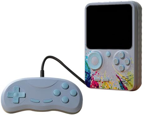 Fazvncv Console di gioco retrò con schermo da 3 pollici gioco classico costruito in 1000mAH batteria ricaricabile Gamepad palmare