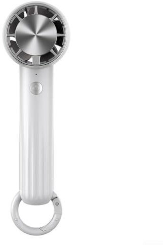 Zoegneer Tragbarer Desktop-Ventilator mit langlebiger Batterie und Dual-Kühlsystem, kleiner Ventilator für den Schreibtisch, Turbine, Handventilator für Outdoor-Bergsteigen (weiß)