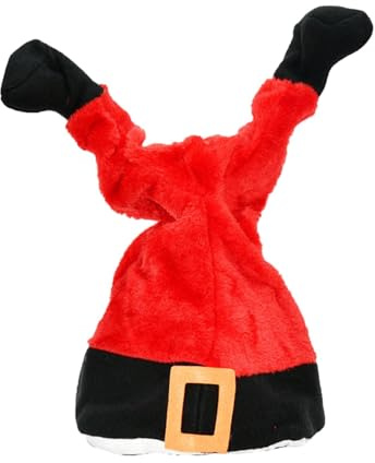 Kodxylytix Weihnachtsmütze mit beweglichem Weihnachtsmann, elektrische Mütze, Kappe für Partyzubehör, Freunde, Stil B, Typ AB-40063