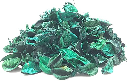 Potpourri Flowers Leaves Without Fragrance for Home Decor, Green Decorative Dried Leaves for Bowls, Vases, Centerpieces, Table Decoration and DIY Crafts