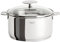 Cristel Multiply Stainless Steel 1 Quart Saucepan with Glass Lid by Cristel