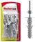 Fischer 4 Tasselli SB 9 con Barra Filettata, Universali per il Fissaggio di Lampade, Specchi, Mobili su Muro e Cemento, 504445
