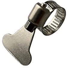 Boltza Stainless Steel Butterfly/Thumbscrew Clamp Wing Jubilee Type Hose Pipe Clips 6-16mm x1