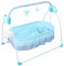 Babywiege, Elektrisch Babywiege Babybett Automatischer Schaukel Elektrische Baby Wiege Bluetooth Schaukelstuh mit Musik Sicher Wippe für Babys Zwischen 0 und 24 Monaten