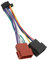 Perfect Replacement Radio Stereo Harness Adapter ISO Wiring Harness Connector for New, Easy Install, Easy Operation, Convenient to Use, ABS Material