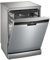 SIEMENS - Lavavajillas de libre instalación, iQ300, 60 cm, Home Connect, varioSpeed+, autoOpen dry, Acero antihuellas, SN23EI03ME