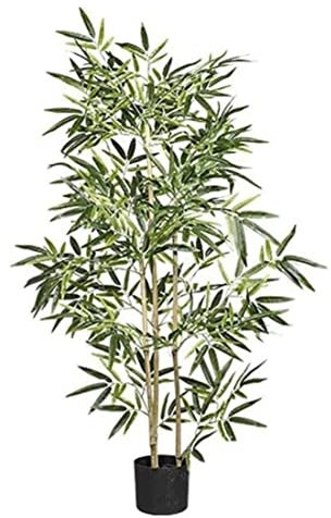 DMMFTERL Gefälschte Pflanzen Künstliche Pflanze Künstlicher Baum Natürlicher Bambus Seidenbaum Künstliche Baumpflanze Künstlicher Bambus Für Garten Dschungel Dekor Künstliche Pflanzen Drinn