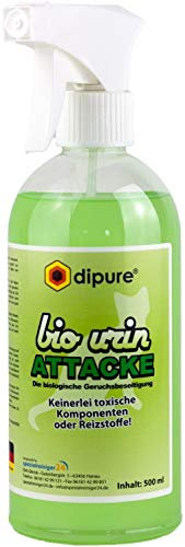 Katzenurin-Entferner - Bio Urin Attacke - Geruchsentferner mit Mikroorganismen (Katzen-Urin Reiniger, Geruchskiller, Geruchsneutralisierer, Urinfleck Entferner)