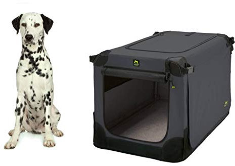 Maelson Soft Kennel Faltbare Hundebox -anthrazit- L 92 - (92 x 64 x 64 cm)