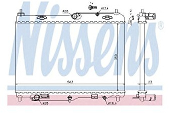 NISSENS 69234 Kühler, Motorkühlung