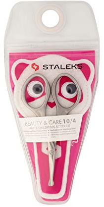 Staleks Beauty & Care 10 Type 4 Matte Children’s Nail Scissors – Safe Rounded Tips – Gentle Nail Care for Kids