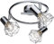 Globo Design Decken Lampe Spot Strahler Rondell Wohn Zimmer Beleuchtung Käfig Leuchte 54802-3, Metallisch, Norme