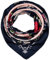 corciova Grand foulard carré pour femme - 89,9 x 89,9 cm - En soie - Cheveux bouclés - Pour dormir la nuit, 350 fleurs roses et bleu Oxford, 1 pièce