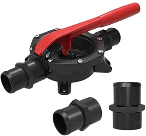 Seaflo 720GPH Pompa di sentina a membrana manuale per trasferimento acqua (manico in plastica)