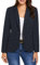 Roskiky Blaze da donna con tasche e bottoni, Blu mare, L