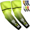 beister Mangas de compresión de enfriamiento con protección solar UV, para hombres y mujeres, Verde, XX-Large