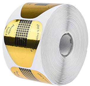 500 Pegatinas Adhesivas de Extensión de Uñas En Forma de Corazón Kare & Kind - Molde Francés para las Uñas - Para Extensiones de uñas Acrílicas, Gel UV, PolyGel - Utilizadas por Manicuristas