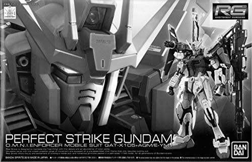 RG 1/144 Perfect Strike Gundam (Mobile Suit Gundam SEED) O.M.N.I. Enforcer Mobile Suite GAT-X105+AQM/E-YM1