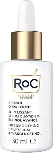 RoC - Retinol Correxion Line Smoothing Tägliches Serum - Anti-Falten und Alterung Behandlung - Anti-Aging - Feuchtigkeitsspendend Straffend - Hypoallergen - 30 ml