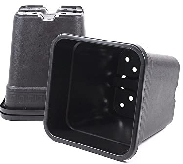 GrowPRO Pflanztopf viereckig, schwarz (18L)