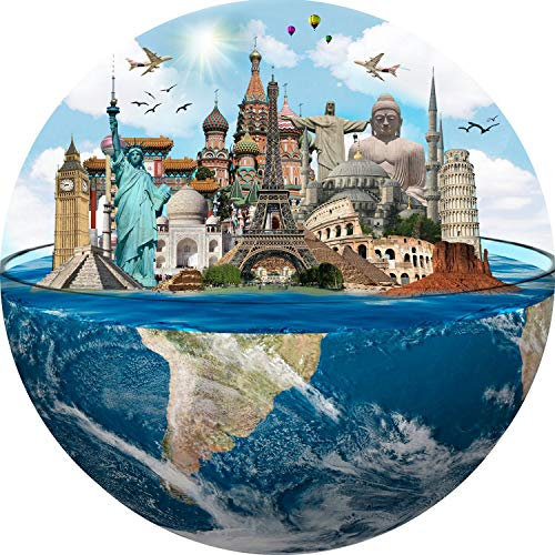 Rundes Puzzle,Puzzles Rund,Puzzles 1000 Teile,Rundes Puzzle für Erwachsene,Pädagogisches,Kreative Erwachsene,Puzzl Stressfreisetzung Spielzeug