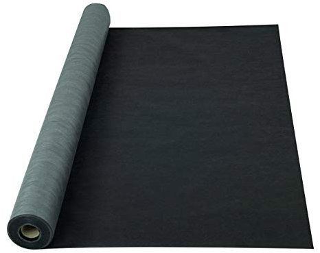 AMF Life Techo inferior de techo, barrera de vapor, 115 g/m², antracita, 0,75 m x 25 m + 1 cinta adhesiva negra