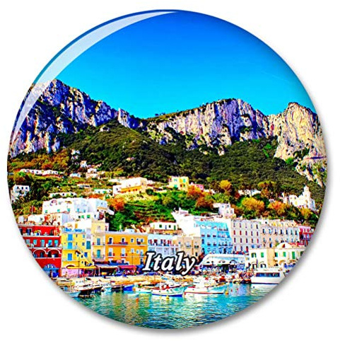 Italien Capri Kühlschrank Magnete Dekorative Magnet Flaschenöffner Tourist City Travel Souvenir Collection Geschenk Starker Kühlschrank Aufkleber