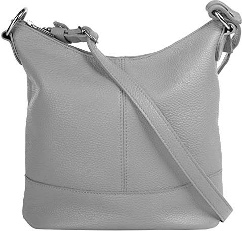 Cluty Umhängetasche Echt Leder Damen Made in Italy, Handtasche, Schultertasche, Crossbody Bag aus Leder