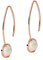 Emporio Armani Ohrringe Für Frauen, Größe: 34X11X1mm Größe Perle: 7-8mm Rose Gold Sterling Silber Ohrringe, EG3534221