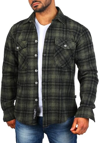 Carisma Herren warmes Flanell Holzfäller Karo Hemd Dicke weiche Qualität Regular fit kariert 8615