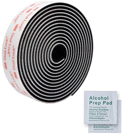 INDIAN STORE 24 realizzato con 3 M Dual Lock SJ3550 Nastro adesivo sottile extra forte, ad alte prestazioni, impermeabile, rimovibile, senza residui, striscia adesiva (SJ3550, 25mm x 4meter)