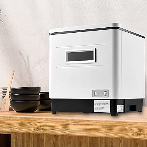 Lavavajillas de mesa, mini lavavajillas, 1500 W, compacto, sistema totalmente automático, esterilización UV