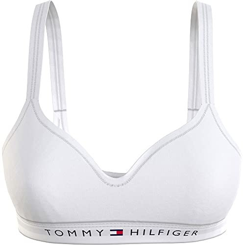 Tommy Hilfiger Sujetador Tipo Bralette para Mujer Lift Stretch, Blanco (White), M