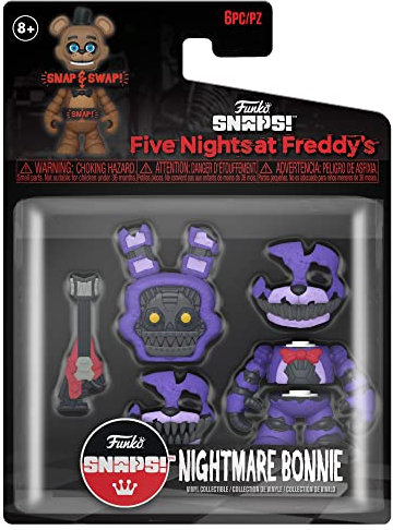 Funko Five Nights at Freddy's (FNAF) Snap: Nightmare Bonnie The Rabbit - Vinyl-Sammelfigur - Geschenkidee - Offizielle Handelswaren - Spielzeug Für Kinder und Erwachsene - Video Games Fans