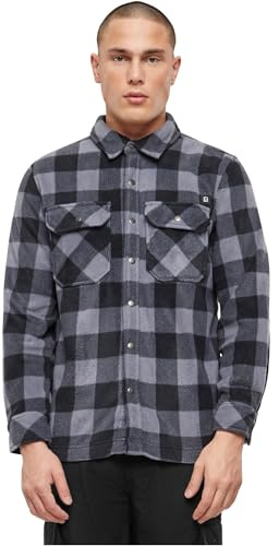 Brandit Men's Jeff Fleece Shirt Long Sleeve Shirt (Pack of 1)