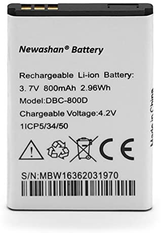 NEWASHAN Batterie Compatible avec Doro téléphone 6530 6520 6620 5030 1360 1361 1350 5516 6030 6050 6051 6526 2424 Phone Easy 500 508 611 DBC-800D DBP-800B 800mAh 3,7V Rechargeable Li-ION Accu Piles