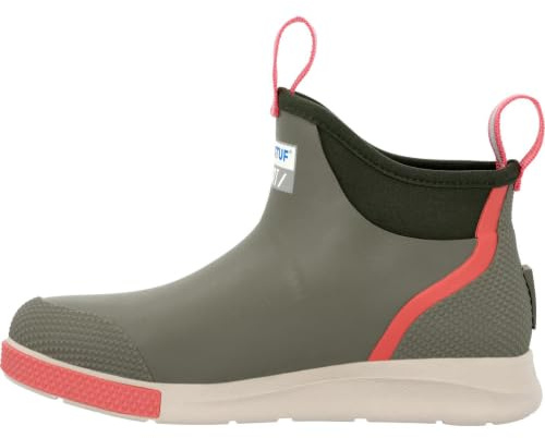 XTRATUF Ankle Deck Sport Synthetic Olive Wellington Boots - UK 7